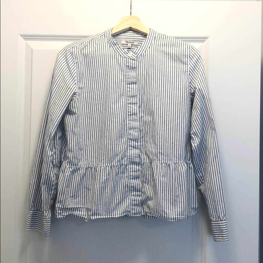 Madewell Striped Peplum